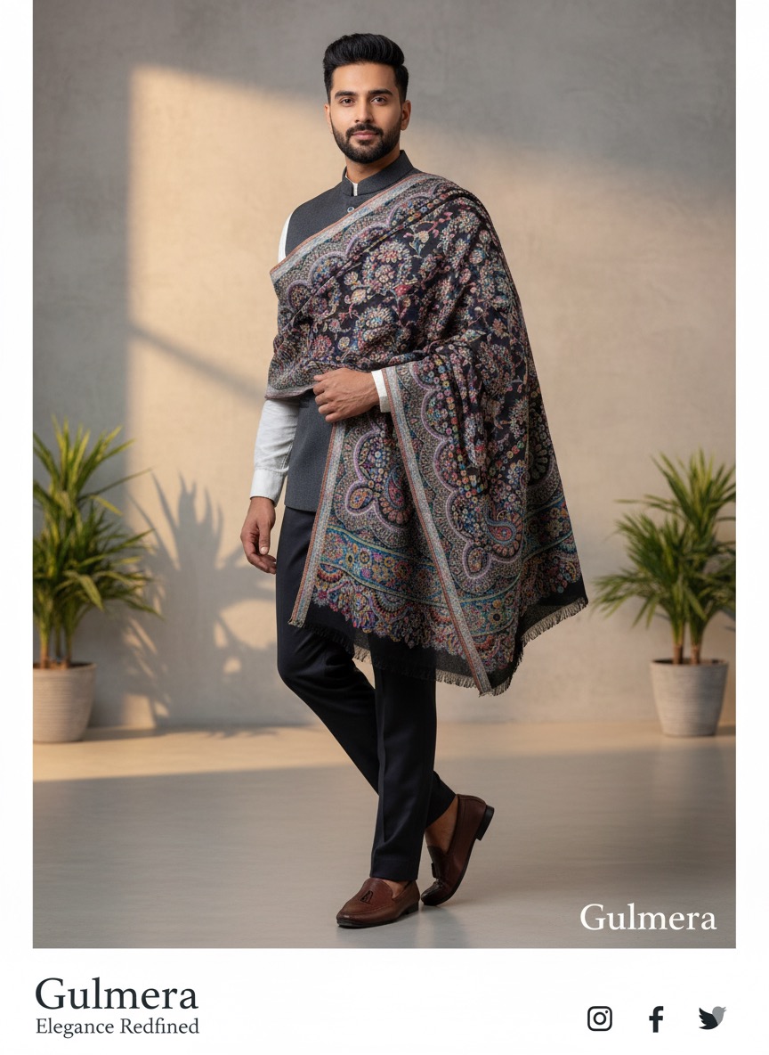 LUXURY KANI MEN'S COLLCTION SHAWL
