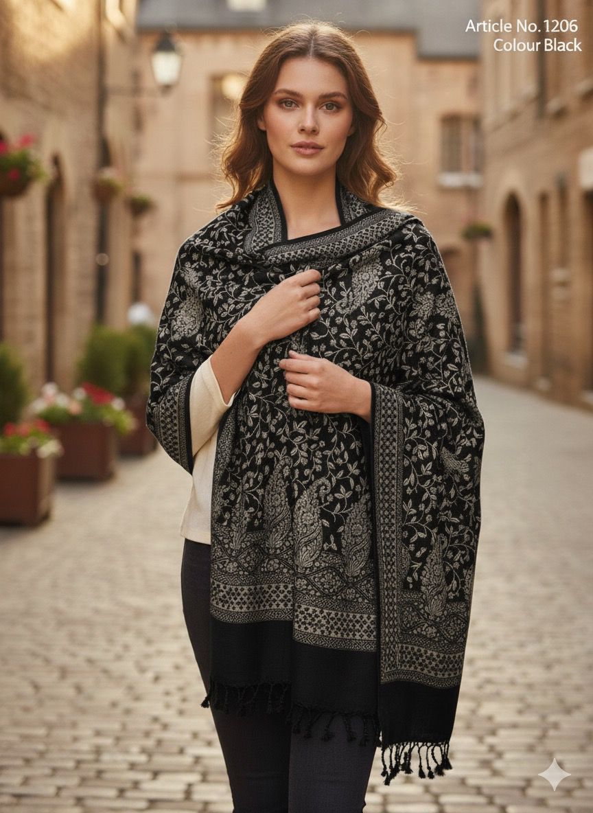 Gulmera Accrow Wool stole 